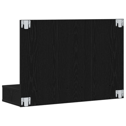 Mobiletto per specchio Rovere Nero 90 x 31,5 x 62 cm | homemem39