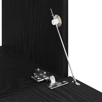 Mobili TV 2 pcs Rovere nero 80 x 30 x 30 cm Legno multistrato