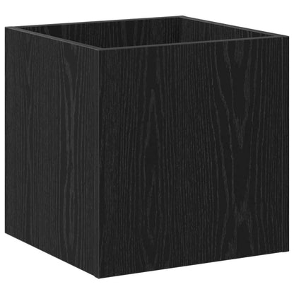 Scatola per vasi Rovere nero 40 x 40 x 40 cm Legno multistrato