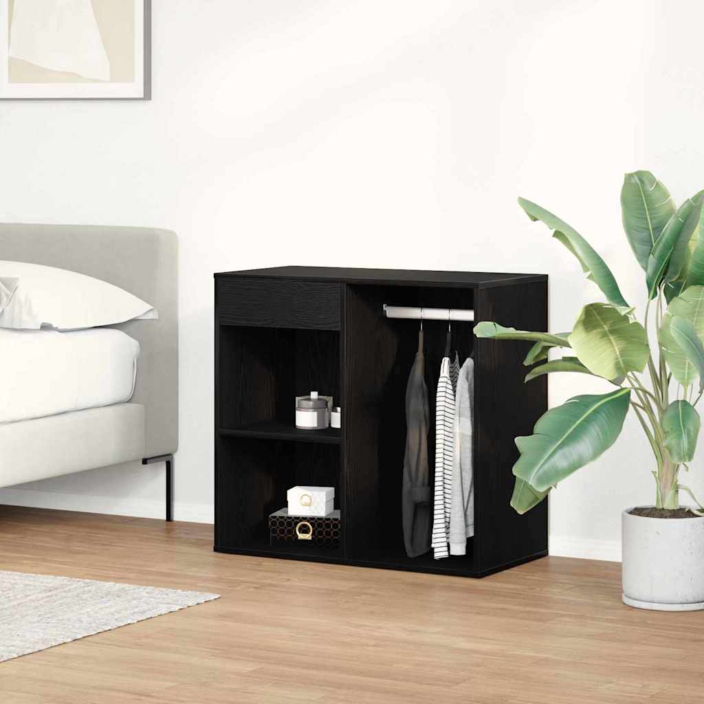 Mobiletto Cosmetico con cassetto Rovere Nero 80 x 40 x 75 cm
