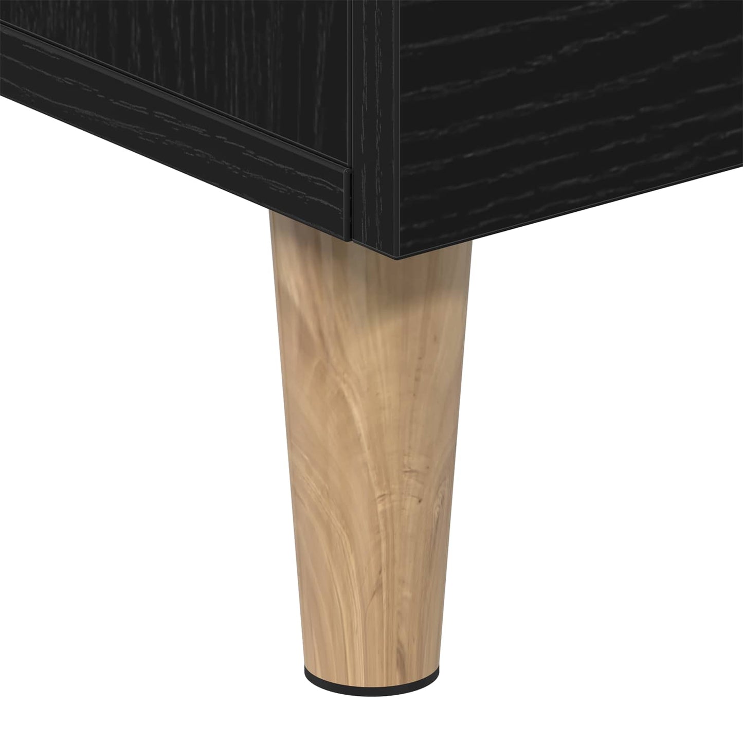 Mobile TV Rovere Nero 150 x 30 x 50 cm Legno multistrato