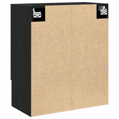 Armadietto a muro Rovere Nero 60 x 30 x 70 cm Legno multistrato | homemem39