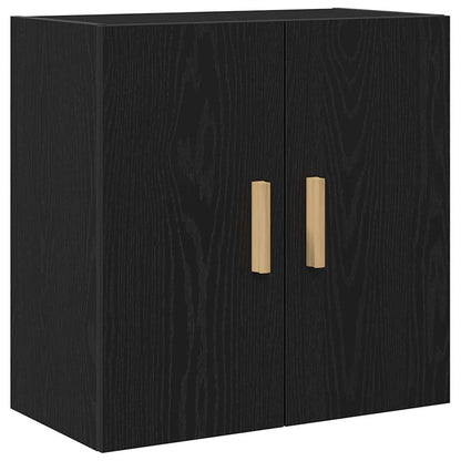 Armadietto a muro Rovere Nero 60 x 30 x 60 cm Legno multistrato | homemem39