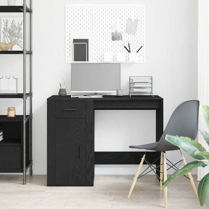 Scrivania Rovere Nero 100 x 49 x 74 cm Legno ingegnerizzato