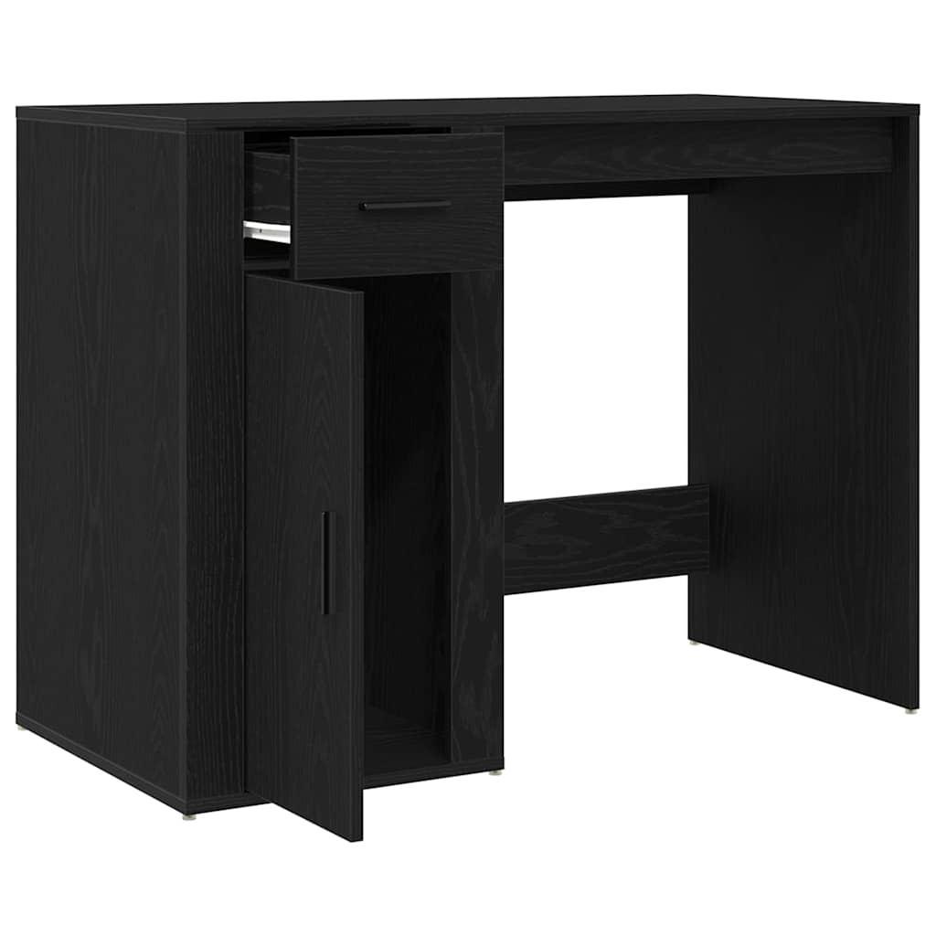 Scrivania Rovere Nero 100 x 49 x 74 cm Legno ingegnerizzato