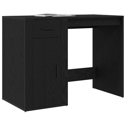 Scrivania Rovere Nero 100 x 49 x 74 cm Legno ingegnerizzato