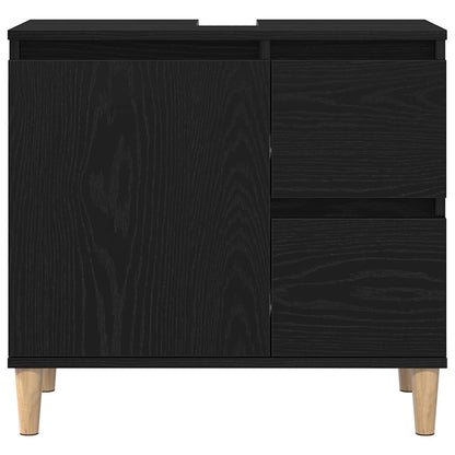 Mobile da Bagno Rovere Nero 65 x 33 x 60 cm | homemem39