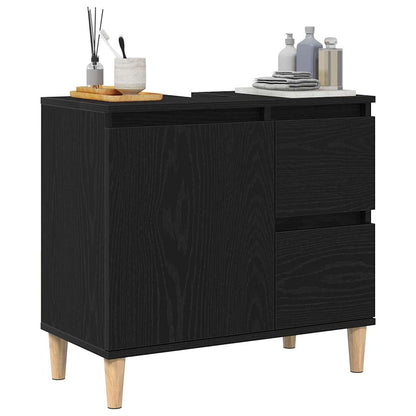 Mobile da Bagno Rovere Nero 65 x 33 x 60 cm | homemem39