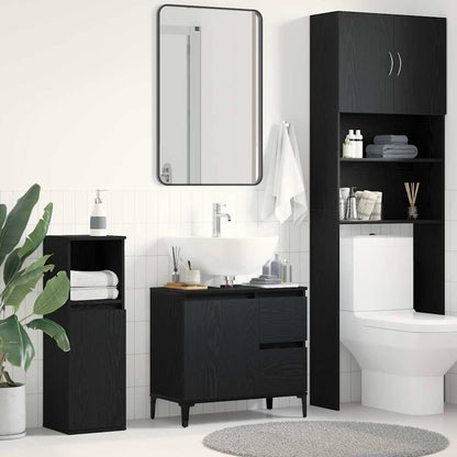 Mobile da Bagno Rovere Nero 65 x 33 x 60 cm | homemem39