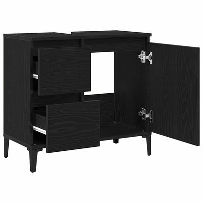 Mobile da Bagno Rovere Nero 65 x 33 x 60 cm | homemem39