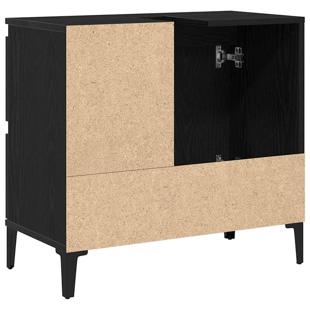 Mobile da Bagno Rovere Nero 65 x 33 x 60 cm | homemem39