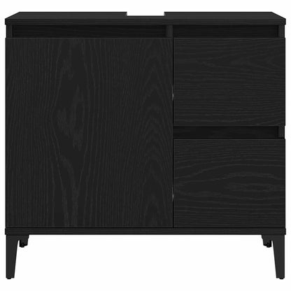 Mobile da Bagno Rovere Nero 65 x 33 x 60 cm | homemem39