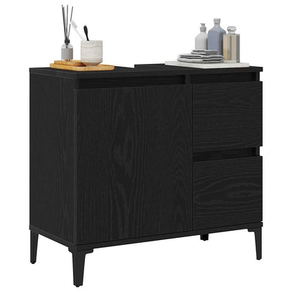Mobile da Bagno Rovere Nero 65 x 33 x 60 cm | homemem39