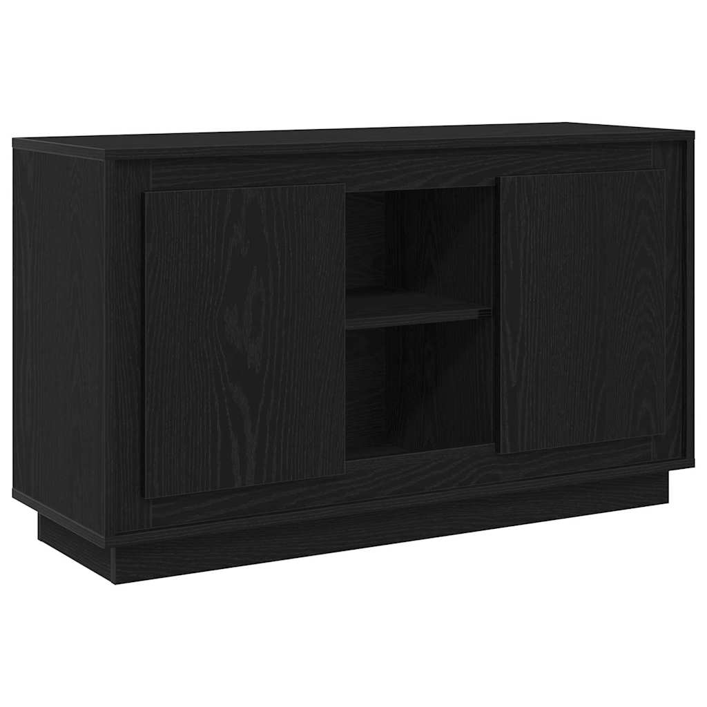 Credenza Rovere Nero 102 x 35 x 60 cm Legno multistrato