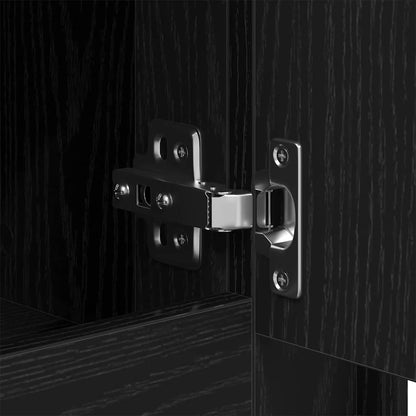 Credenza Rovere Nero 102 x 35 x 55 cm Legno multistrato