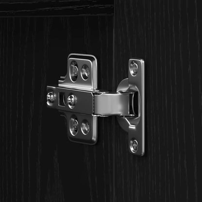 Mobile TV Rovere nero 180 x 31.5 x 40 cm Legno multistrato