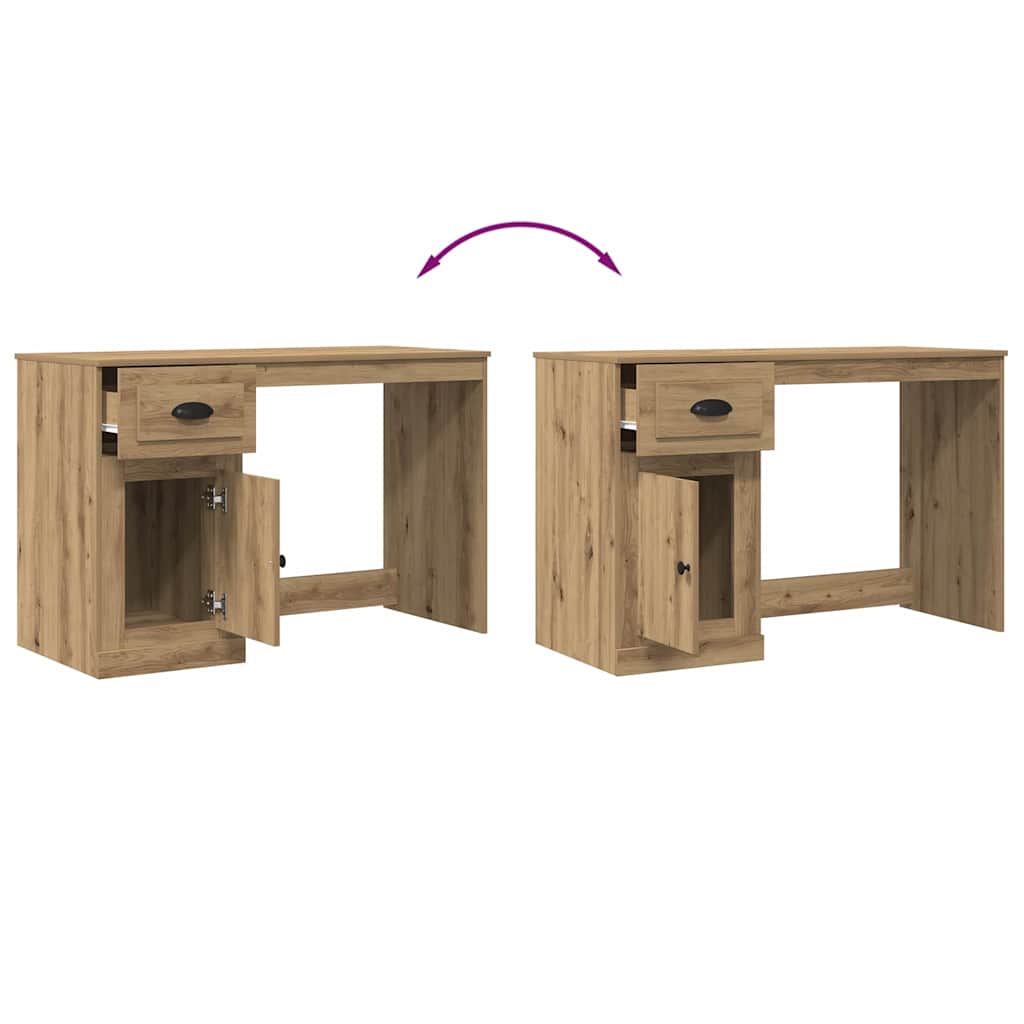Scrivania Rovere artigianale 50 x 115 x 75 cm Legno multistrato | homemem39