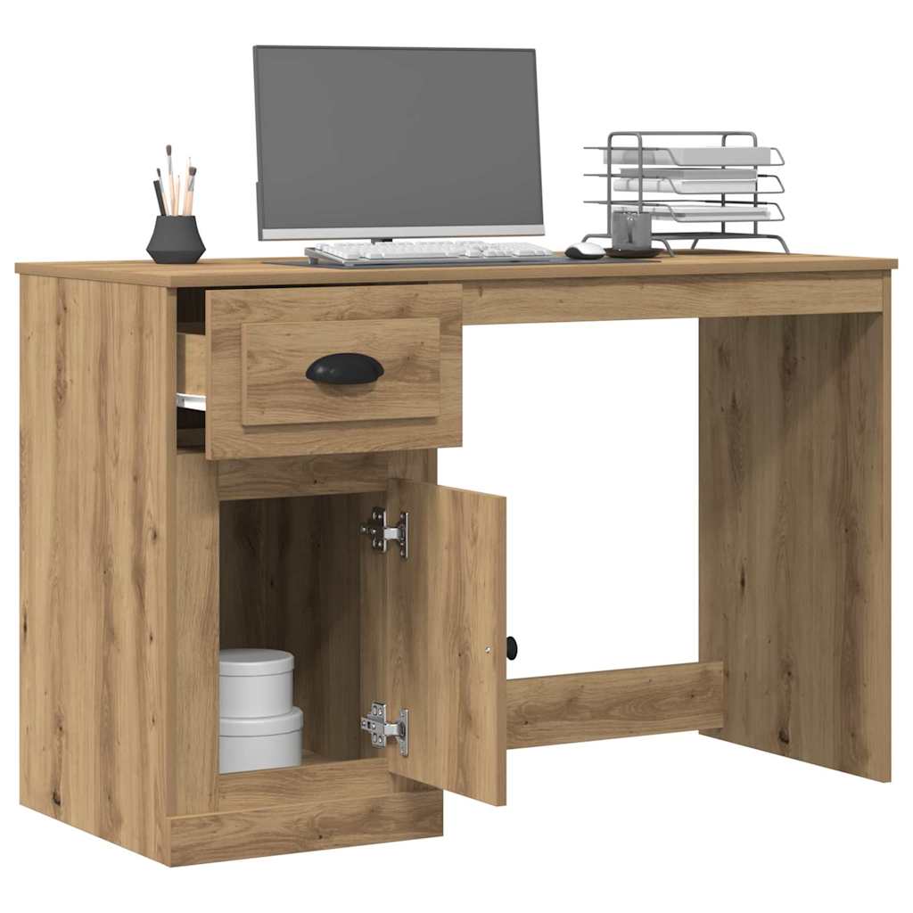 Scrivania Rovere artigianale 50 x 115 x 75 cm Legno multistrato | homemem39