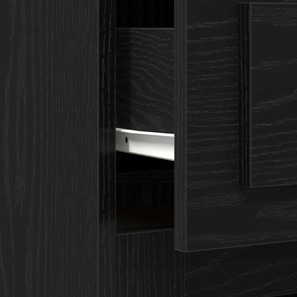 Scrivania Rovere Nero 50 x 115 x 75 cm Legno ingegnerizzato