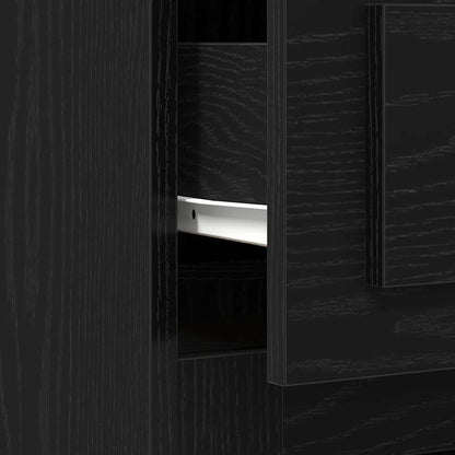 Scrivania Rovere Nero 50 x 115 x 75 cm Legno ingegnerizzato