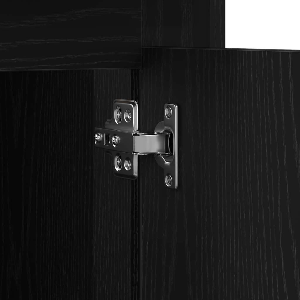 Scrivania Rovere Nero 50 x 115 x 75 cm Legno ingegnerizzato
