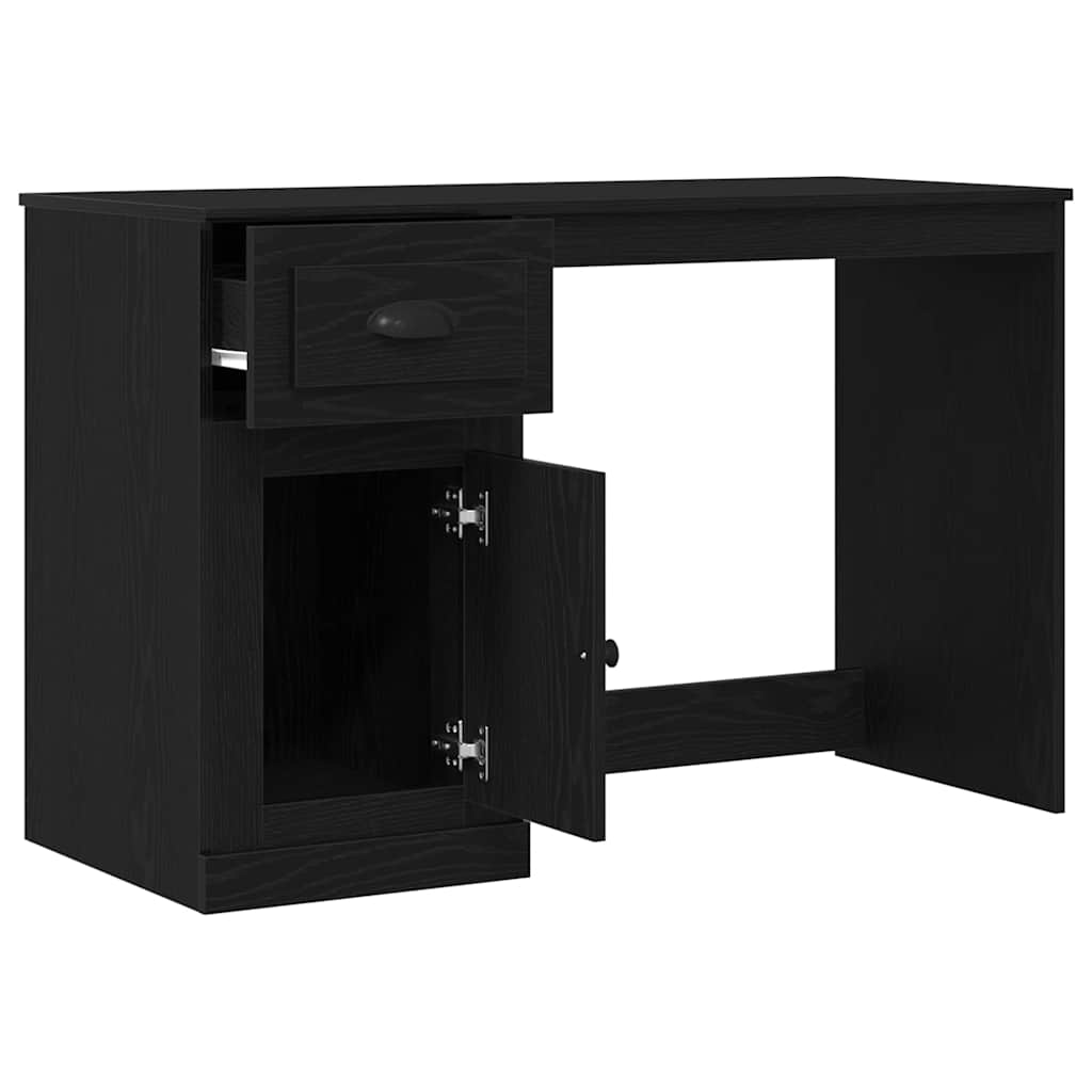 Scrivania Rovere Nero 50 x 115 x 75 cm Legno ingegnerizzato