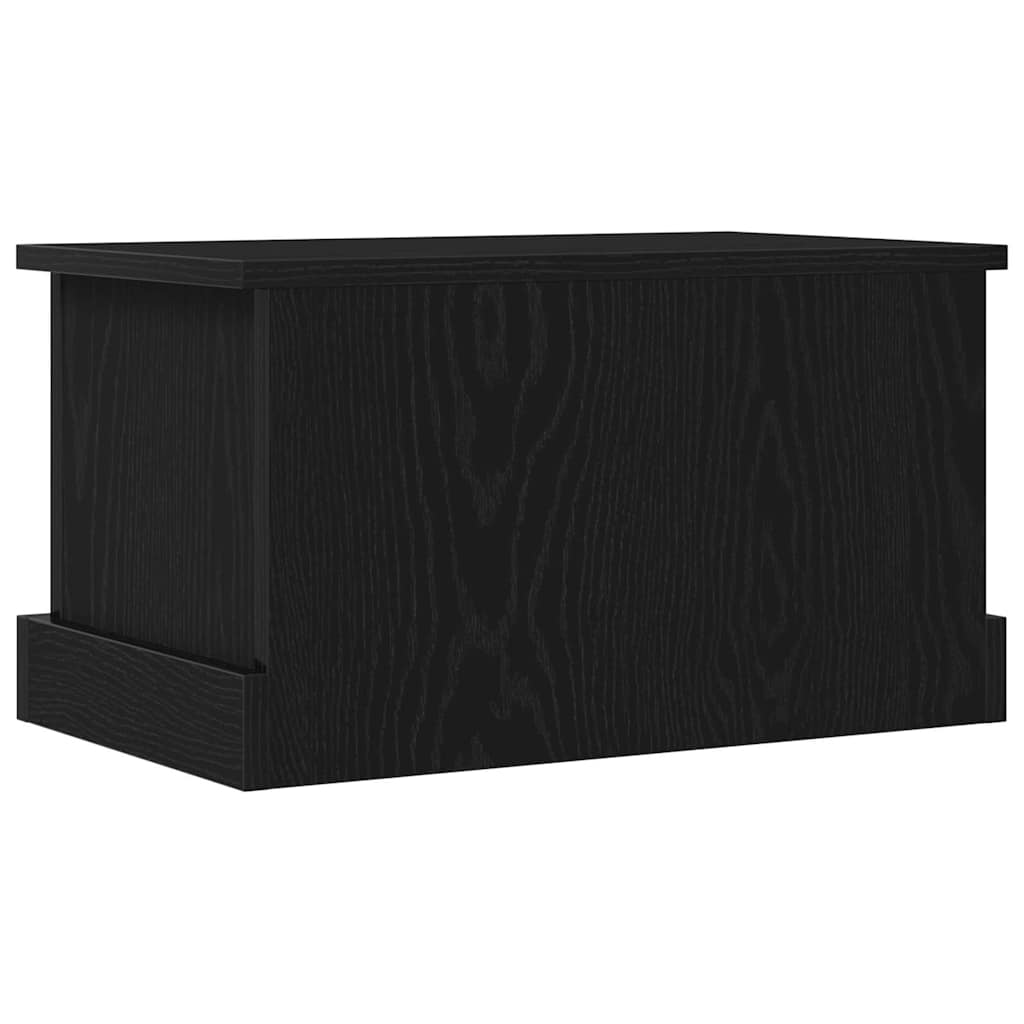 Scatola di Stoccaggio Rovere nero 50 x 30 x 28 cm