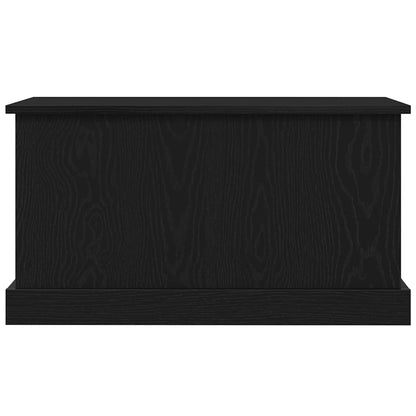 Scatola di Stoccaggio Rovere nero 70 x 40 x 28 cm