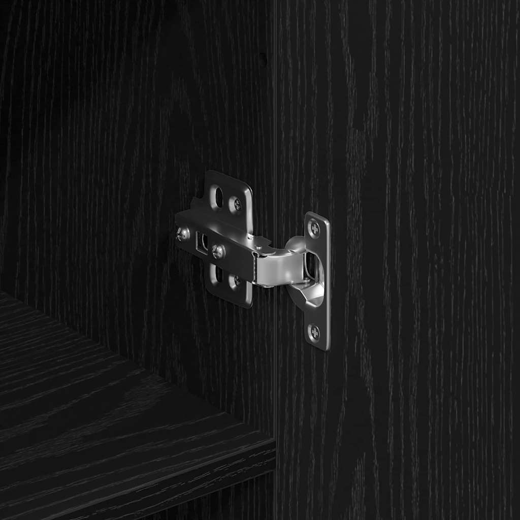 Mobile Rovere Nero 69.5 x 34 x 90 cm Legno multistrato