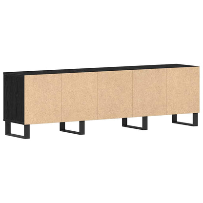 Mobile TV Rovere nero 150 x 30 x 44.5 cm Legno multistrato