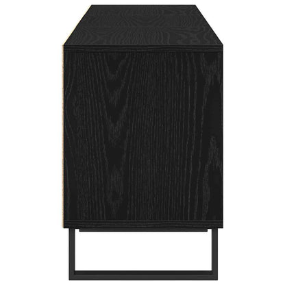 Mobile TV Rovere nero 150 x 30 x 44.5 cm Legno multistrato