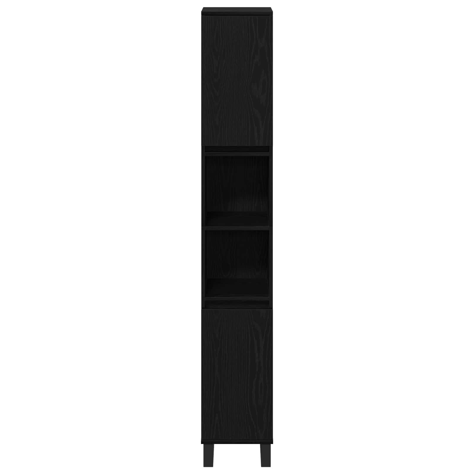 Mobile da Bagno Rovere Nero 30 x 30 x 190 cm | homemem39
