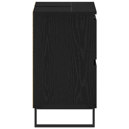 Mobile da Bagno Rovere Nero 80 x 33 x 60 cm | homemem39