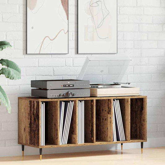 Mobile porta vinili Legno vecchio 100 x 38 x 48 cm | homemem39