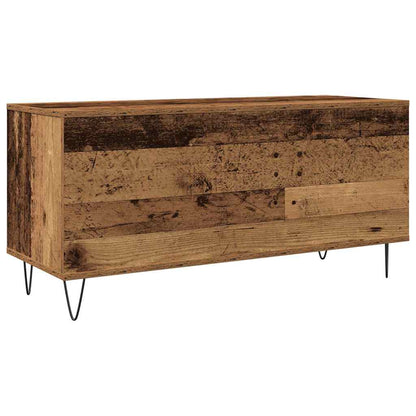 Mobile porta vinili rovere artigianale 100 x 38 x 48 cm
