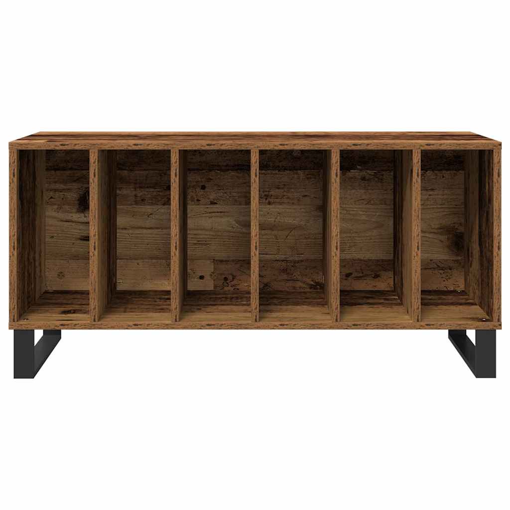 Mobile porta vinili Legno vecchio 100 x 38 x 48 cm | homemem39