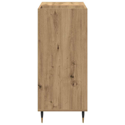 Mobile porta vinili rovere artigianale 85 x 38 x 89 cm | homemem39