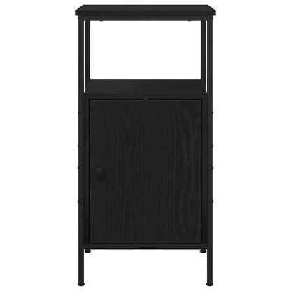 Armadio da Notte 2 pcs Rovere Nero 41 x 31 x 80 cm | homemem39