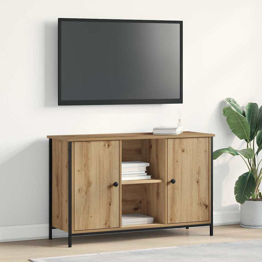 Mobile TV rovere artigianale 101 x 35 x 65 cm Legno multistrato