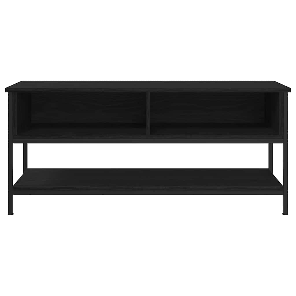 Mobile TV Rovere nero 100 x 35 x 45 cm Legno multistrato