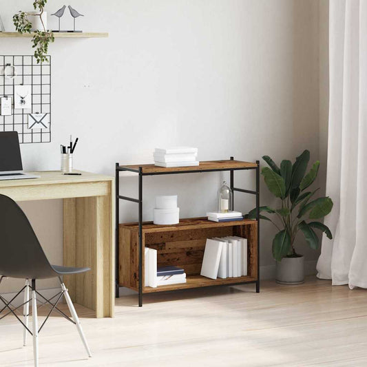 Libreria Rovere fumo 80 x 30 x 78.5 cm Legno multistrato