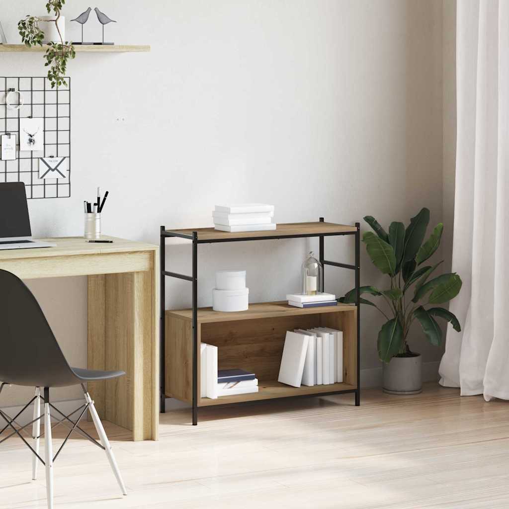 Libreria rovere artigianale 80 x 30 x 78.5 cm Legno multistrato