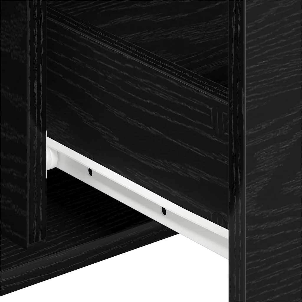 Credenza Rovere nero 101.5 x 35 x 70 cm Legno multistrato
