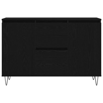 Credenza Rovere nero 101.5 x 35 x 70 cm Legno multistrato