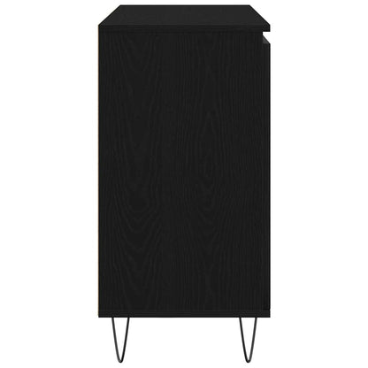 Credenza Rovere nero 101.5 x 35 x 70 cm Legno multistrato