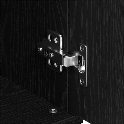 Credenza Rovere nero 101.5 x 35 x 70 cm Legno multistrato