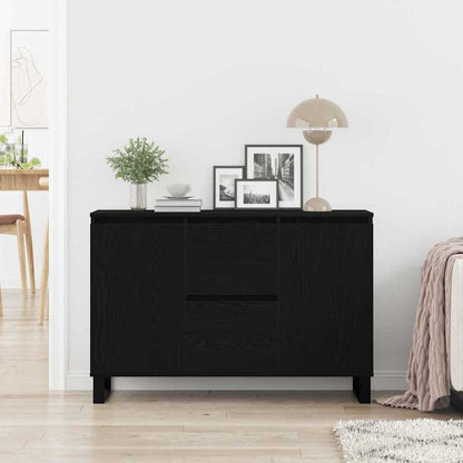 Credenza Rovere nero 101.5 x 35 x 70 cm Legno multistrato