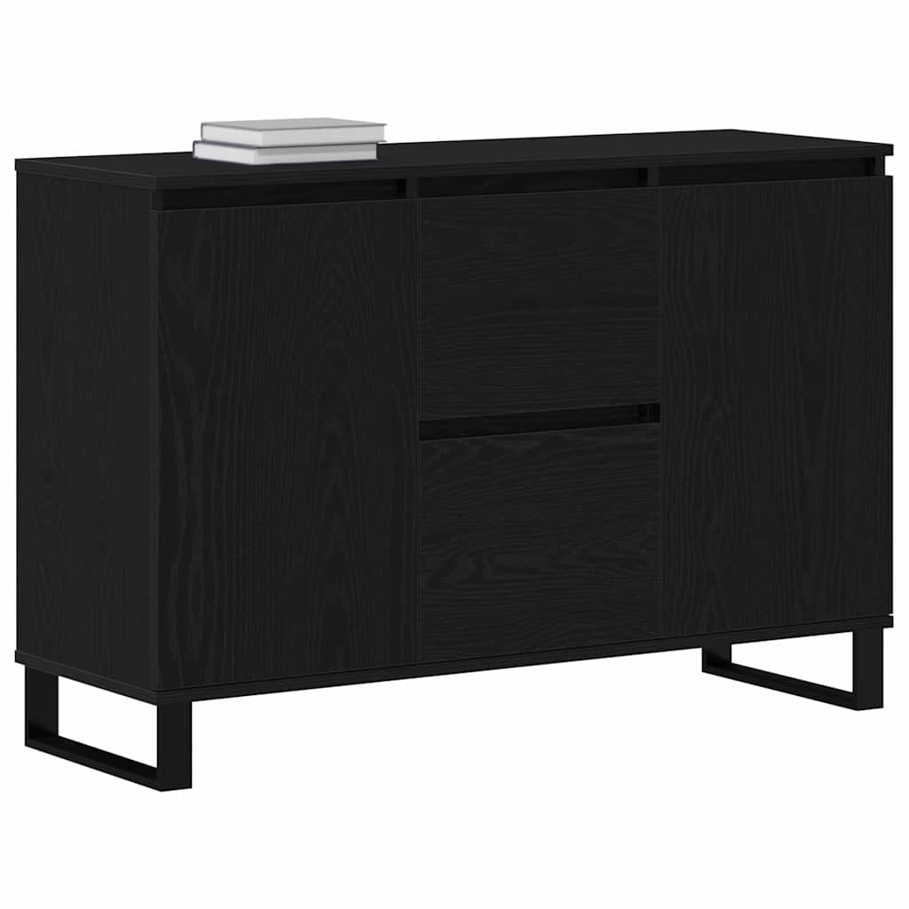 Credenza Rovere nero 101.5 x 35 x 70 cm Legno multistrato