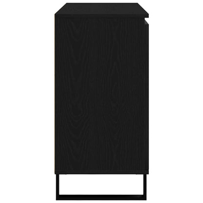Credenza Rovere nero 101.5 x 35 x 70 cm Legno multistrato