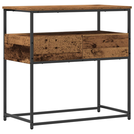 Tavolo consolle Legno vecchio 75 x 40 x 75 cm Legno multistrato